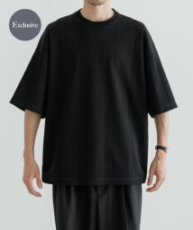 URBAN RESEARCH(アーバンリサーチ)/『別注』GGG×URBAN RESEARCH　TwinThreadSolidRib T－SHIRTS/BLACK