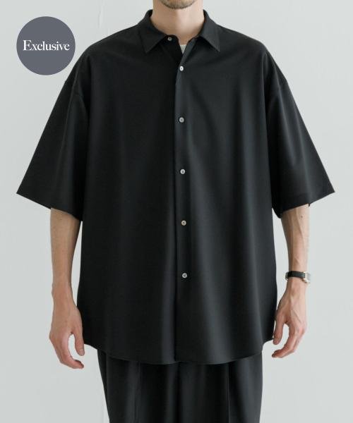 URBAN RESEARCH(アーバンリサーチ)/『別注』GGG×UR　CuproBalancircularOverShirts/BLACK