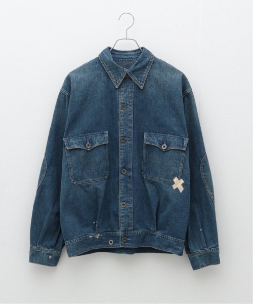 EDIFICE(エディフィス)/Maison Margiela (メゾン マルジェラ) Metal Button Denim Jacke S50AM0617/S30877/ネイビーB