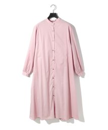 MIDIUMISOLID(ミディウミソリッド)/MIDIUMISOLID for Ladies バックボリュームシャツワンピース/PURPLE