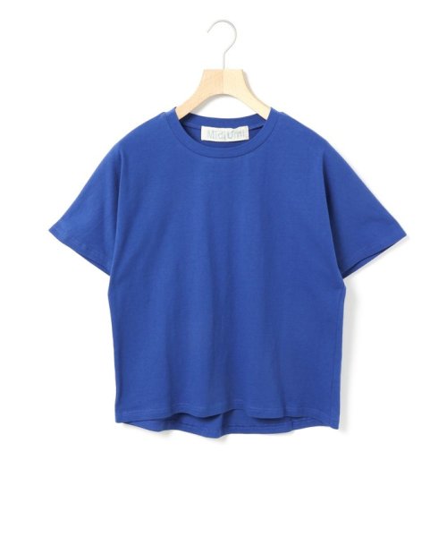 MidiUmi(ミディウミ)/MidiUmi ドルマンベーシックTシャツ/ブルー 
