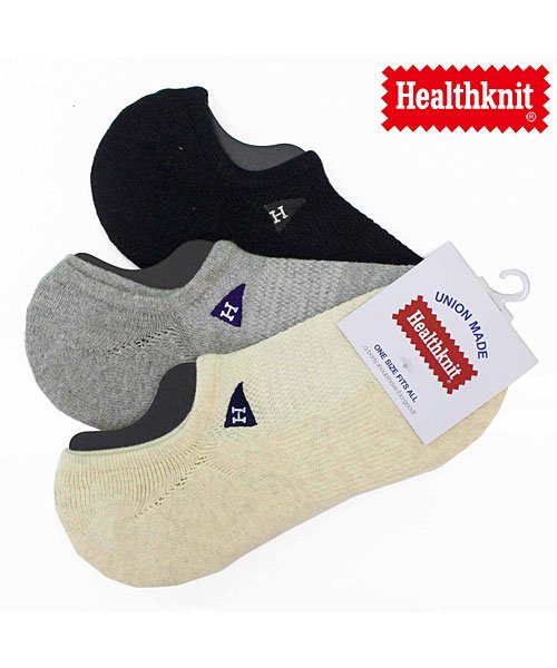 TopIsm(トップイズム)/Healthknit ヘルスニット 3足セット ボーダー スラブ スニーカーソックス アンクルソックス ショートソックス メンズ 靴下 レッグウェアー インナー/その他系6