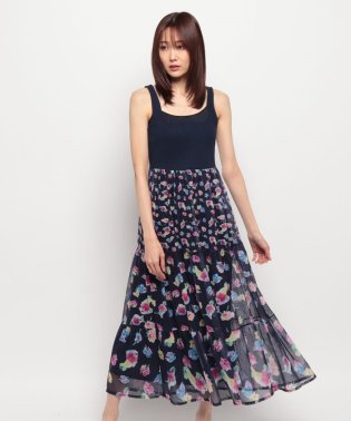 Desigual/花柄 コンビネーション ミディワンピース/505805591