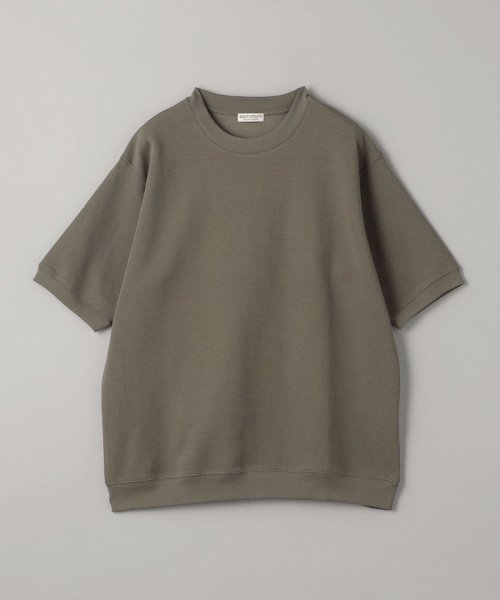 BEAUTY&YOUTH UNITED ARROWS(ビューティーアンドユース　ユナイテッドアローズ)/ライト ダブルフェイス ジオメ クルーネック Tシャツ/MOCA