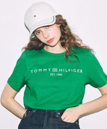 TOMMY HILFIGER(トミーヒルフィガー)/【オンライン限定】ベーシックロゴTシャツ/グリーン