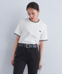 green label relaxing(グリーンレーベルリラクシング)/＜FRED PERRY＞TWINTIPPED Tシャツ/WHITE