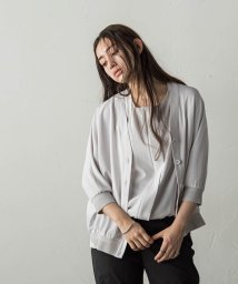 MAYSON GREY/eggシルエットジョーゼットカーディガン≪手洗い可能≫/506020964