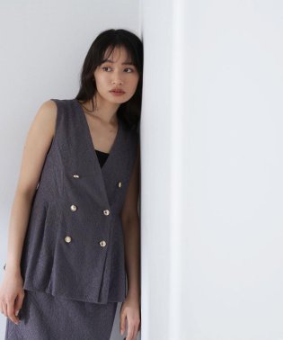 NATURAL BEAUTY BASIC/メッシュレースジレ/506059740