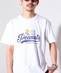 GLOSTER/【PEANUTS/ピーナッツ】プリント リンガーTシャツ /506060091