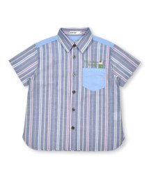 SLAP SLIP/【お揃い】無地ストライプ柄胸ポケット付き半袖シャツ(80~130cm)/506063834