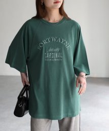 Riberry/カレッジアーチロゴ刺繍ラグランＴシャツ/506064152