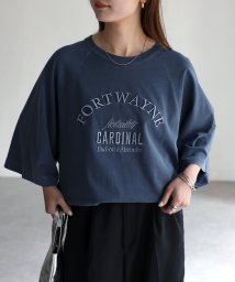 Riberry/リベリー Riberry カレッジアーチロゴ刺繍ラグランTシャツ/506064152