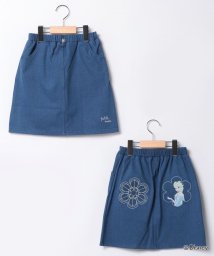 petit main(プティマイン)/【Disney】モチーフ台形スカート/ブルー