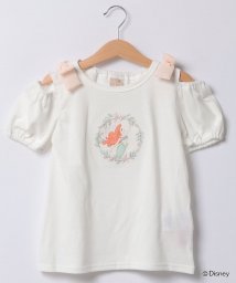 petit main/【Disney】2way肩リボンTシャツ/506064407