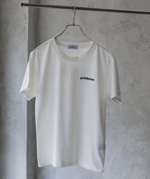 MAC HOUSE(women)(マックハウス（レディース）)/NAVY ネイビー 刺繍Tシャツ 115426743/ホワイト