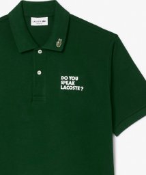 LACOSTE Mens/オーガニックコットン鹿の子 RENE DID IT FIRST半袖ポロシャツ/506079764