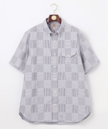 J.PRESS MENS/【KING SIZE】【クールマックス】サッカーパッチワーク シャツ/506079779