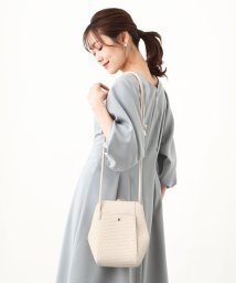 MK MICHEL KLEIN BAG/メッシュ風コクーンシルエットショルダーバッグ/506079813