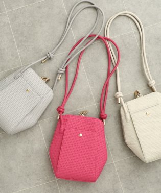 MK MICHEL KLEIN BAG/メッシュ風コクーンシルエットショルダーバッグ/506079813