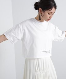 N Natural Beauty Basic/クロップドヘムロゴTシャツ/506079893