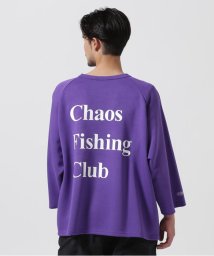 BEAVER(ビーバー)/Chaos Fishing Club/カオスフィッシングクラブ  LOGO RAGLAN/パープル