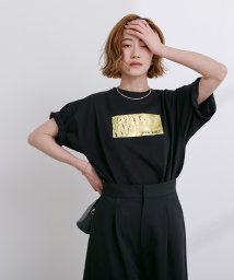 ur's/箔プリントTシャツ/506080038