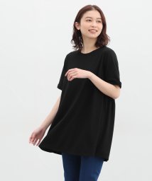 Honeys/汗ジミ軽減チュニック Tシャツ レディース 半袖 汗じみ 防止 目立たない 夏 /506080164