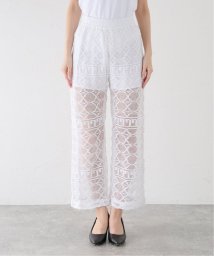 IENA(イエナ)/【SARA MALLIKA/サラマリカ】GEOMETRIC LACE RELAX PANT レースパンツ/ホワイトA