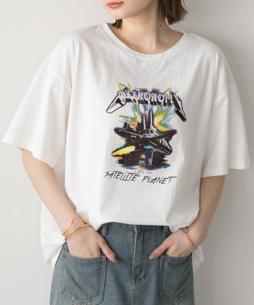 ad thie(アドティエ)/【2024SS新作】アソートデザイン　プリントTシャツ/ホワイト系1