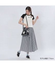 MARY QUANT/ロゴアイコンラグラン Tシャツ/506080403