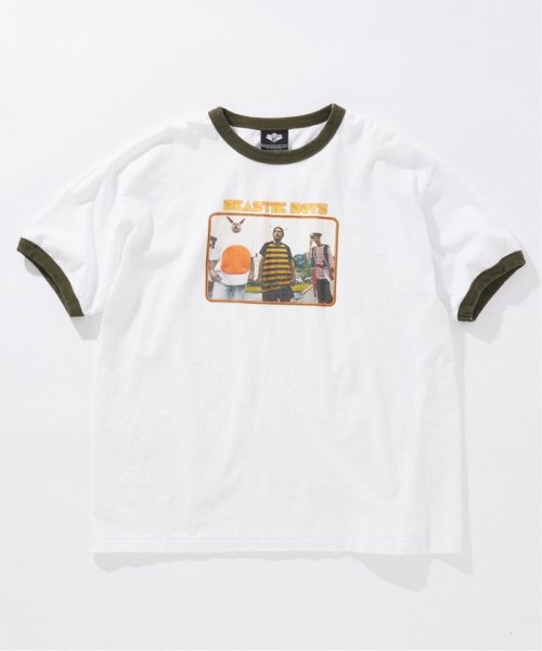 JOURNAL STANDARD(ジャーナルスタンダード)/《予約》BEASTIE BOYS / ビースティ・ボーイズ 別注 S/S RINGER Tシャツ/ホワイト