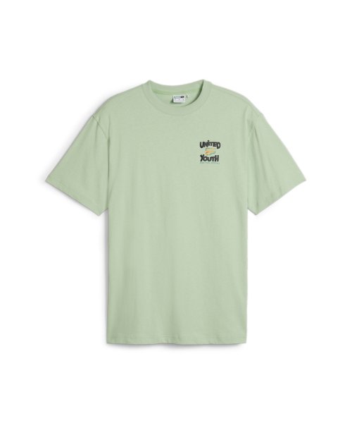 PUMA(プーマ)/メンズ ダウンタウン グラフィック 半袖 Tシャツ/PUREGREEN