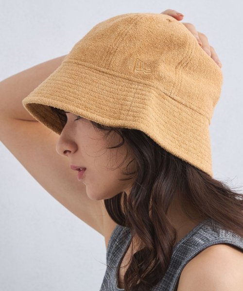 green label relaxing(グリーンレーベルリラクシング)/【別注/WEB限定】＜NEW ERA＞パイル ブリムハット/BEIGE