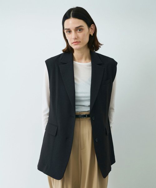 リネンオックステーラードジレ なし