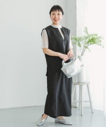 ITEMS URBANRESEARCH(アイテムズ アーバンリサーチ（レディース）)/リネンライクスカートセット/BLK