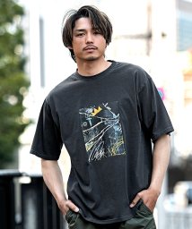 CavariA/CavariA 加工フォトグラフィック半袖Tシャツ/506080724