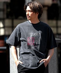 CavariA/CavariA 加工フォトグラフィック半袖Tシャツ/506080724