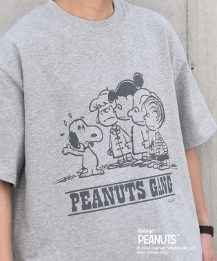 SHIPS any MEN/SHIPS any: SNOOPY コラボ グラフィック バック プリント Tシャツ◇/506080888