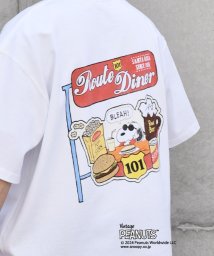 SHIPS any MEN(シップス　エニィ　メン)/SHIPS any: SNOOPY コラボ カルチャー グラフィック バック プリント Tシャツ◇/ホワイト系