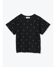 Ludic Park/ドット刺繍Tシャツ/506080910