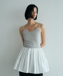 marjour(マージュール)/PEPLUM INNER/グレー