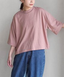 zootie(ズーティー)/URBAN PLUS クロップドTシャツ/ダークピンク