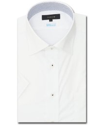 TAKA-Q/クールマックス+ストレッチ スタンダードフィット ワイドカラー半袖シャツ 半袖 シャツ メンズ ワイシャツ ビジネス ノーアイロン 形態安定 yシャツ 速乾/506081064