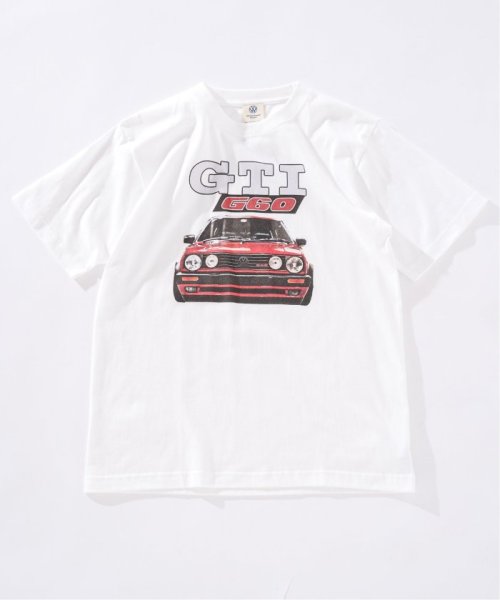 417 EDIFICE(フォーワンセブン　エディフィス)/Volkswagen GTI PROJECT Tシャツ/ホワイトA