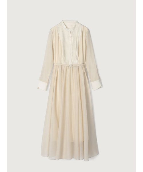 シアードッキングピンタックブザムワンピース 着丈 バスト 5cm 袖丈 肩幅 ウエスト