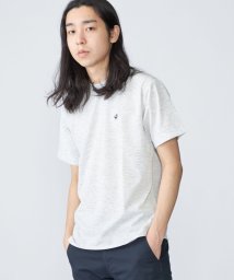 SHIPS MEN(シップス　メン)/*SHIPS:〈吸水速乾・UVケア等〉Drymix(R) ワンポイント ロゴ クルーネック Tシャツ/グレー