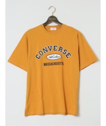 GRAND-BACK(グランバック)/【大きいサイズ】コンバース/CONVERSE アップリケ刺繍 クルーネック半袖Ｔシャツ メンズ Tシャツ カットソー カジュアル インナー トップス ギフト プ/イエロー