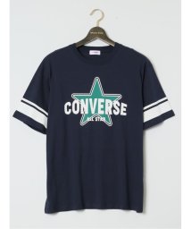 GRAND-BACK/【大きいサイズ】コンバース/CONVERSE クラック風袖ライン クルーネック半袖Ｔシャツ メンズ Tシャツ カットソー カジュアル インナー トップス ギフト/506081297