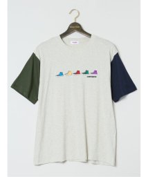 GRAND-BACK/【大きいサイズ】コンバース/CONVERSE シューズ刺繍 クルーネック半袖Ｔシャツ メンズ Tシャツ カットソー カジュアル インナー トップス ギフト プレ/506081298