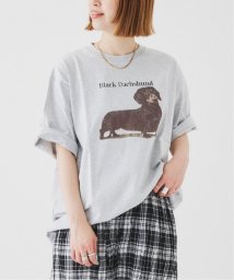 B.C STOCK(ベーセーストック)/DOG＆CAT ASOORTED Tシャツ/ホワイトB